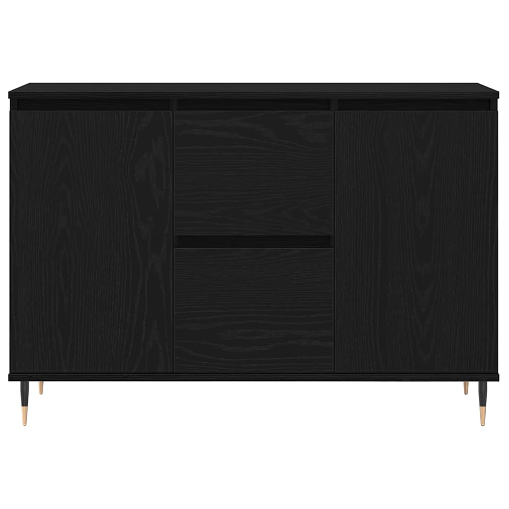 Buffet Chêne noir 101.5 x 35 x 70 cm Bois d'ingénierie - XIOS