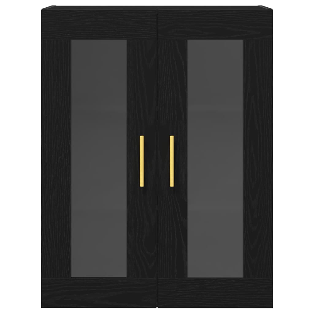 Meuble mural Chêne noir 69,5 x 34 x 90 cm Bois d'ingénierie - XIOS