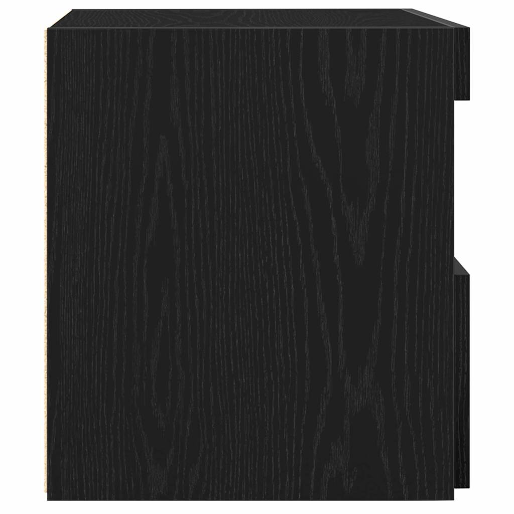 Cabinet de chevet avec tiroir 2 pcs Chêne noir 50 x 40 x 45 cm