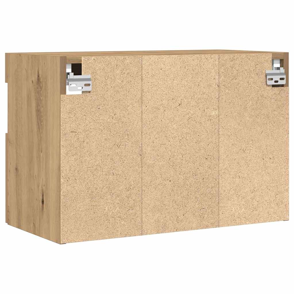Meuble TV mural 2 pcs chêne artisanal Bois d'ingénierie - XIOS