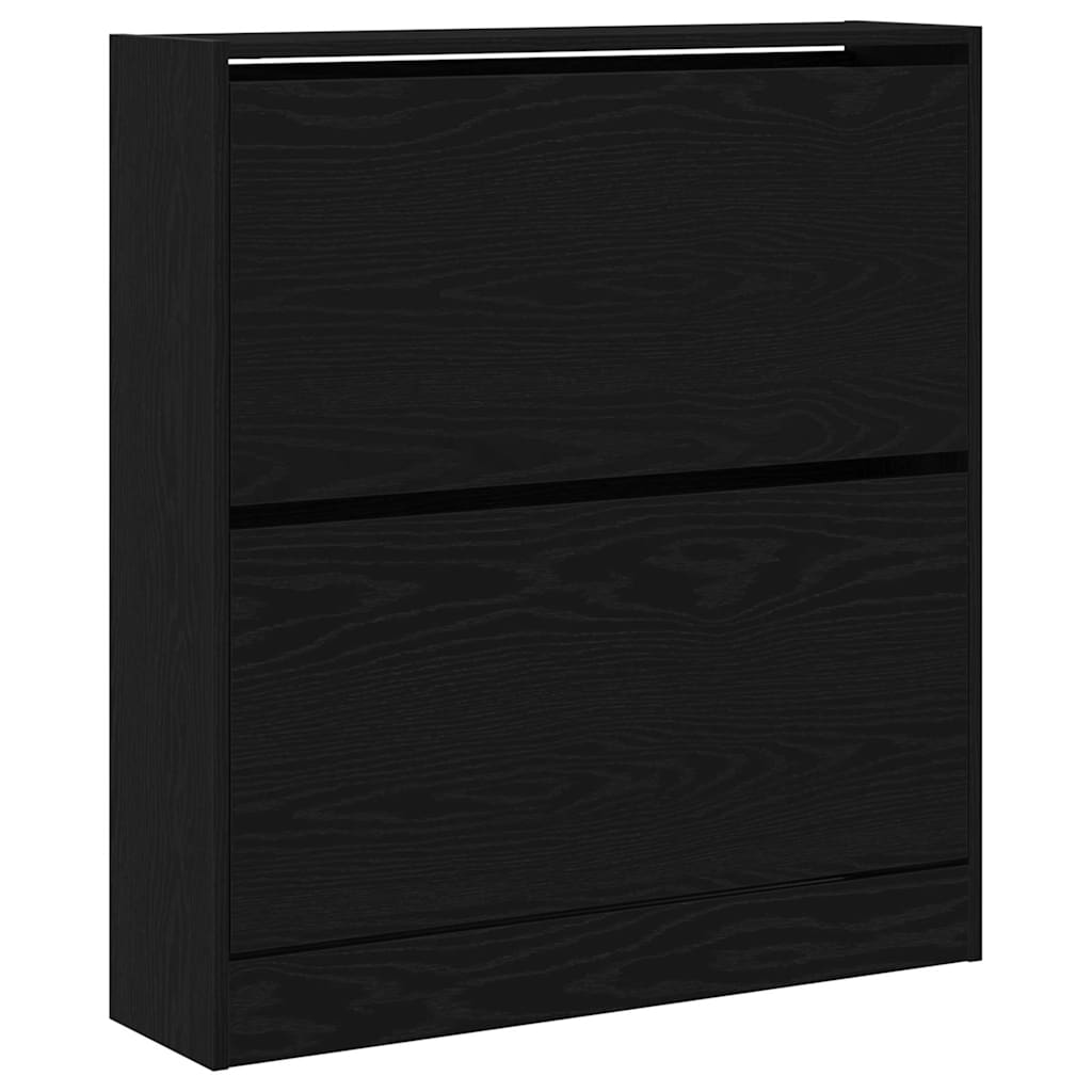 Armoire à chaussures avec stockage Chêne noir 80 x 21 x 87.5 cm - XIOS