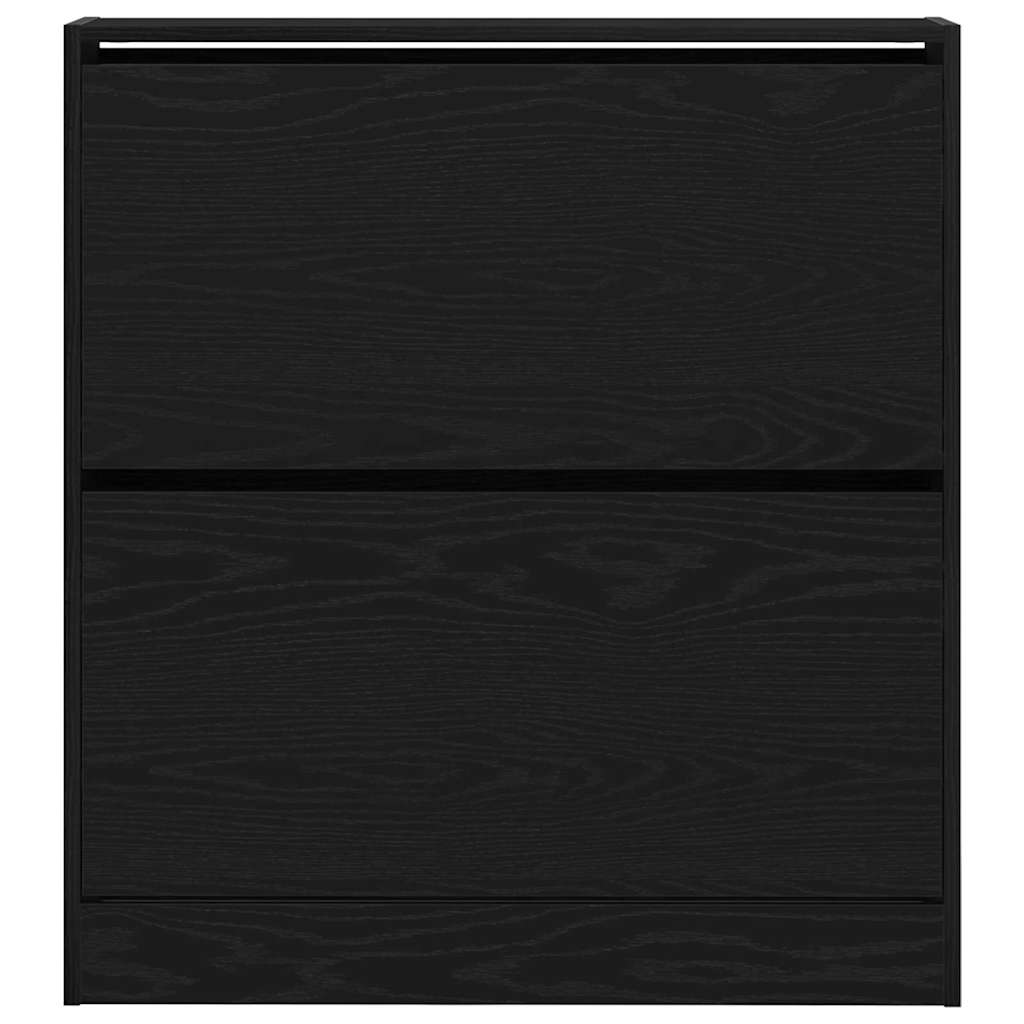 Armoire à chaussures avec stockage Chêne noir 80 x 21 x 87.5 cm - XIOS