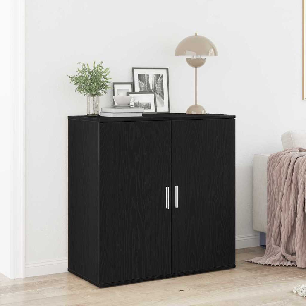Buffet Chêne noir 79 x 38 x 80 cm Bois d'ingénierie - XIOS