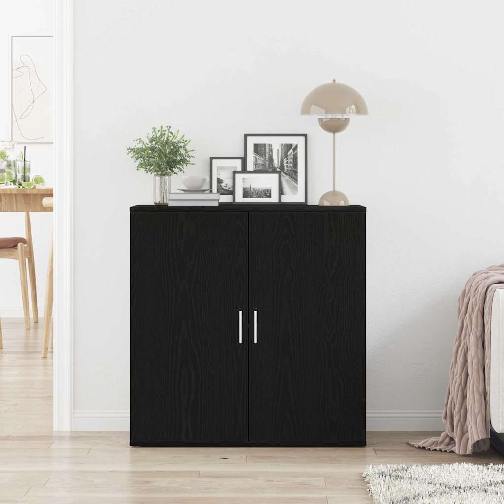 Buffet Chêne noir 79 x 38 x 80 cm Bois d'ingénierie - XIOS