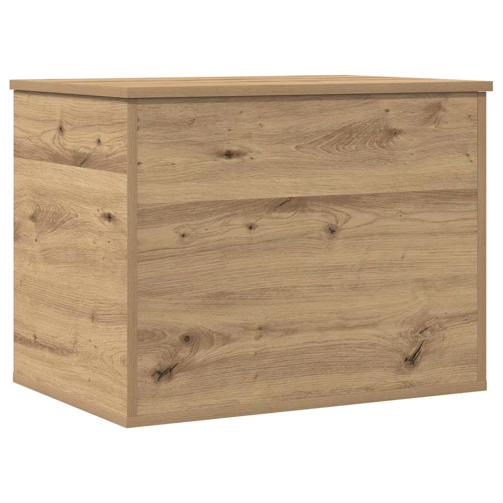 Boîte de Rangement chêne artisanal 60 x 42 x 46 cm - XIOS