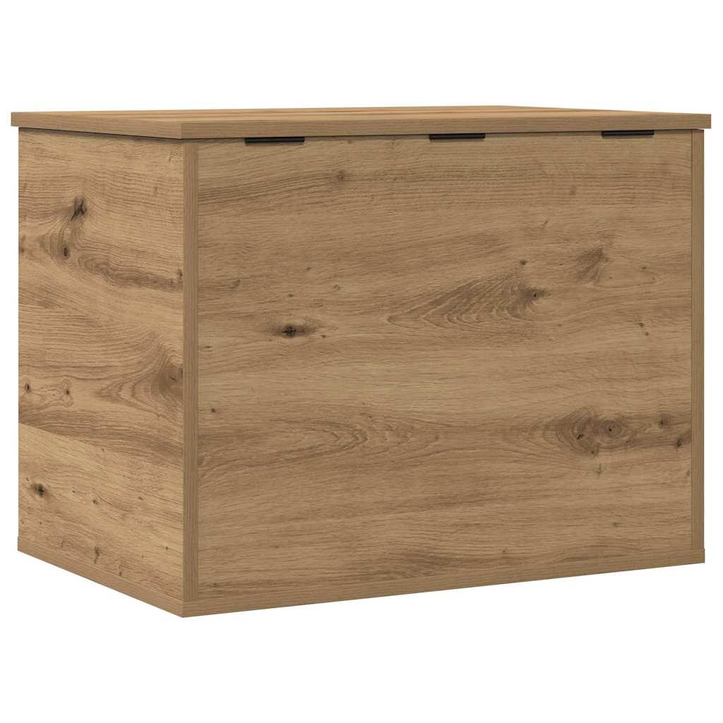 Boîte de Rangement chêne artisanal 60 x 42 x 46 cm - XIOS