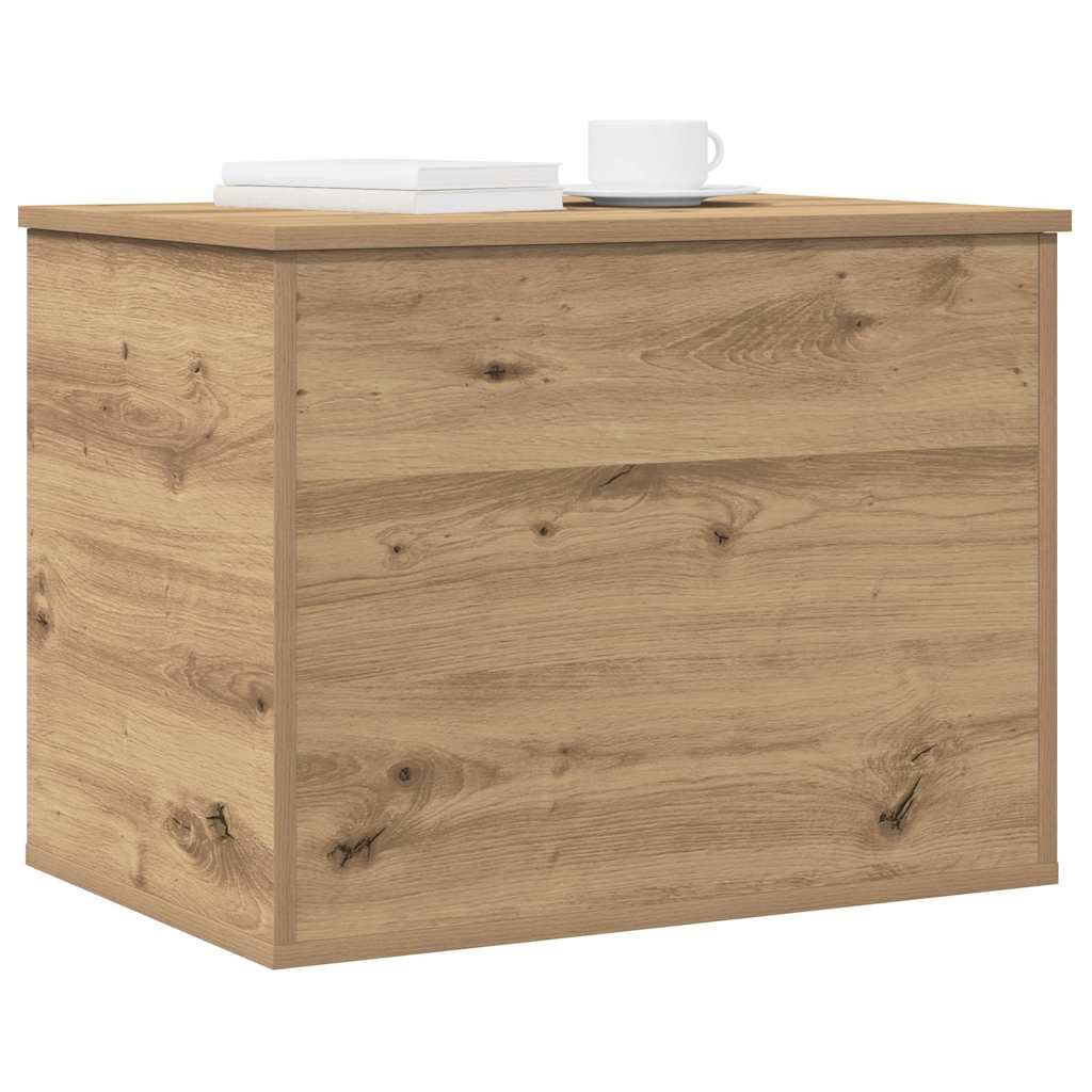 Boîte de Rangement chêne artisanal 60 x 42 x 46 cm - XIOS