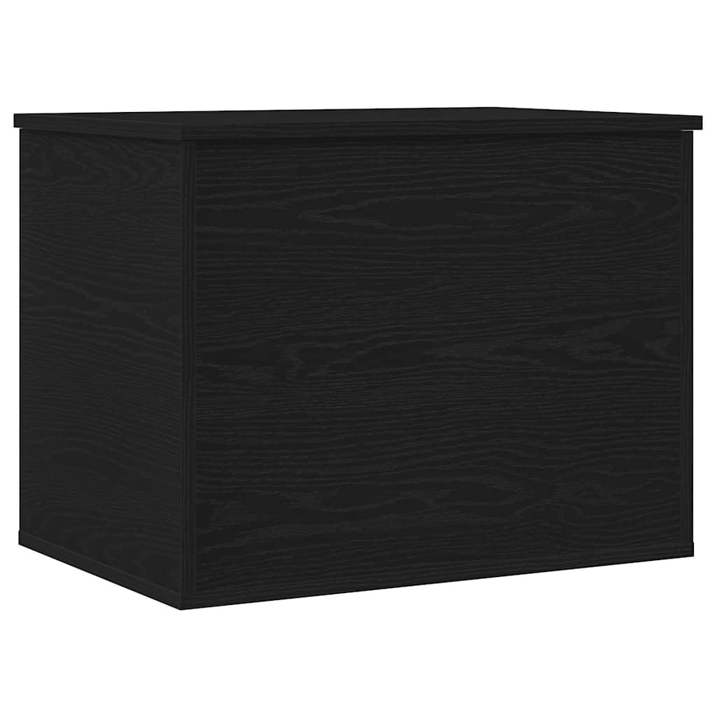 Boîte de Rangement Chêne noir 60 x 42 x 46 cm Bois d'ingénierie