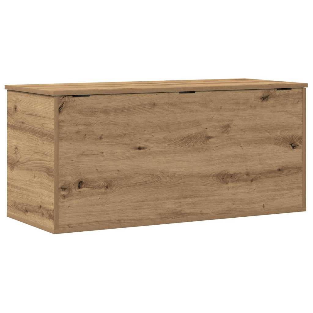 Boîte de Rangement chêne artisanal 100 x 42 x 46 cm - XIOS