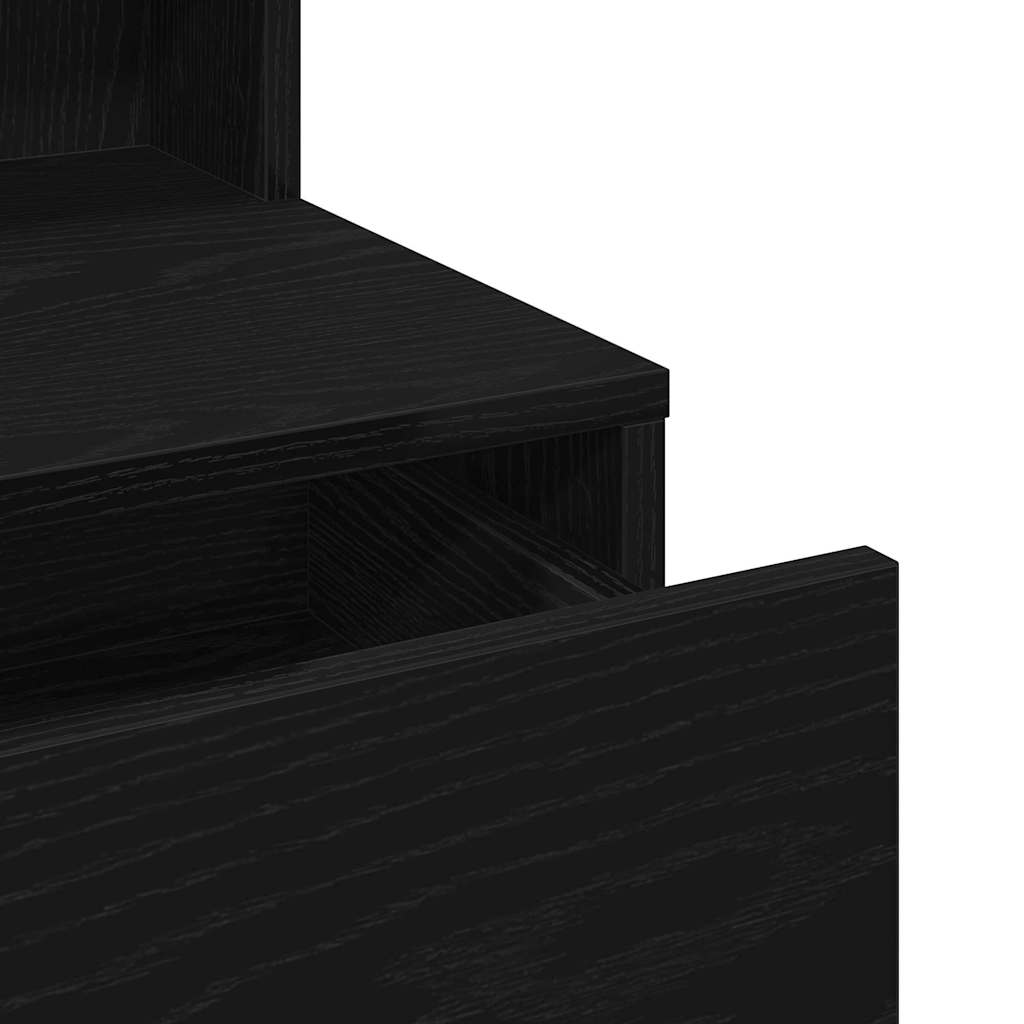 Coiffeuse Chêne noir 80 x 41 x 144,5 cm Bois d'ingénierie - XIOS