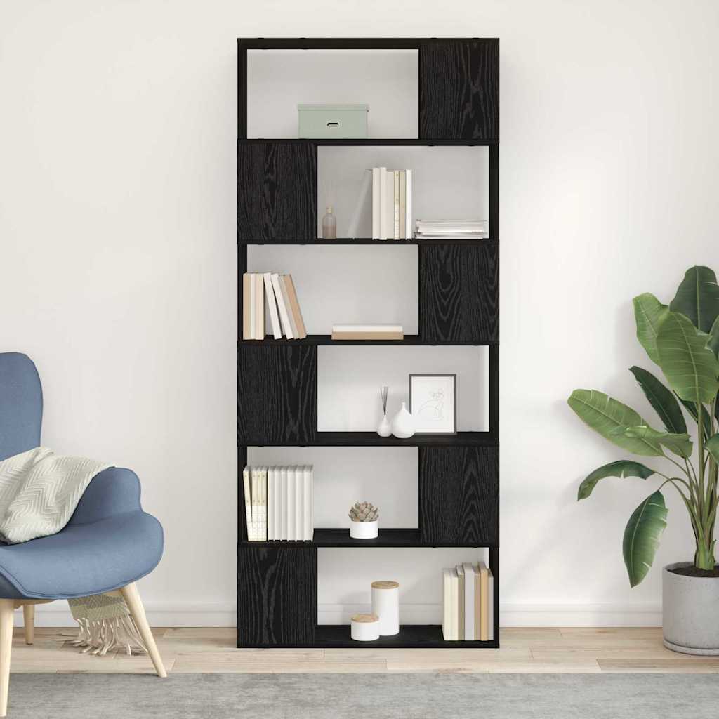 Ensemble meuble TV Noir 80 x 24 x 186 cm Bois d'ingénierie - XIOS