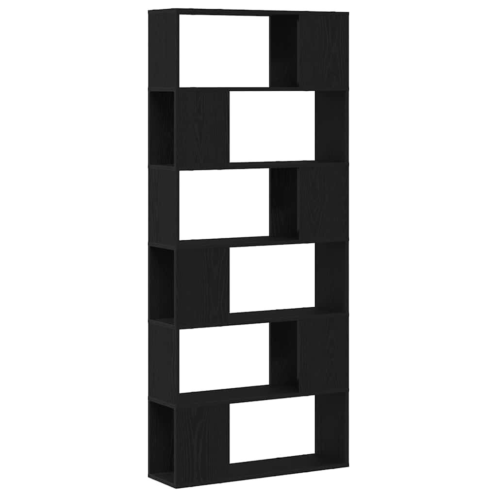 Ensemble meuble TV Noir 80 x 24 x 186 cm Bois d'ingénierie