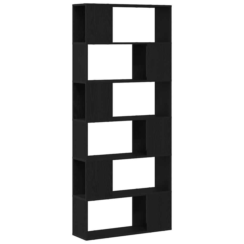 Ensemble meuble TV Noir 80 x 24 x 186 cm Bois d'ingénierie