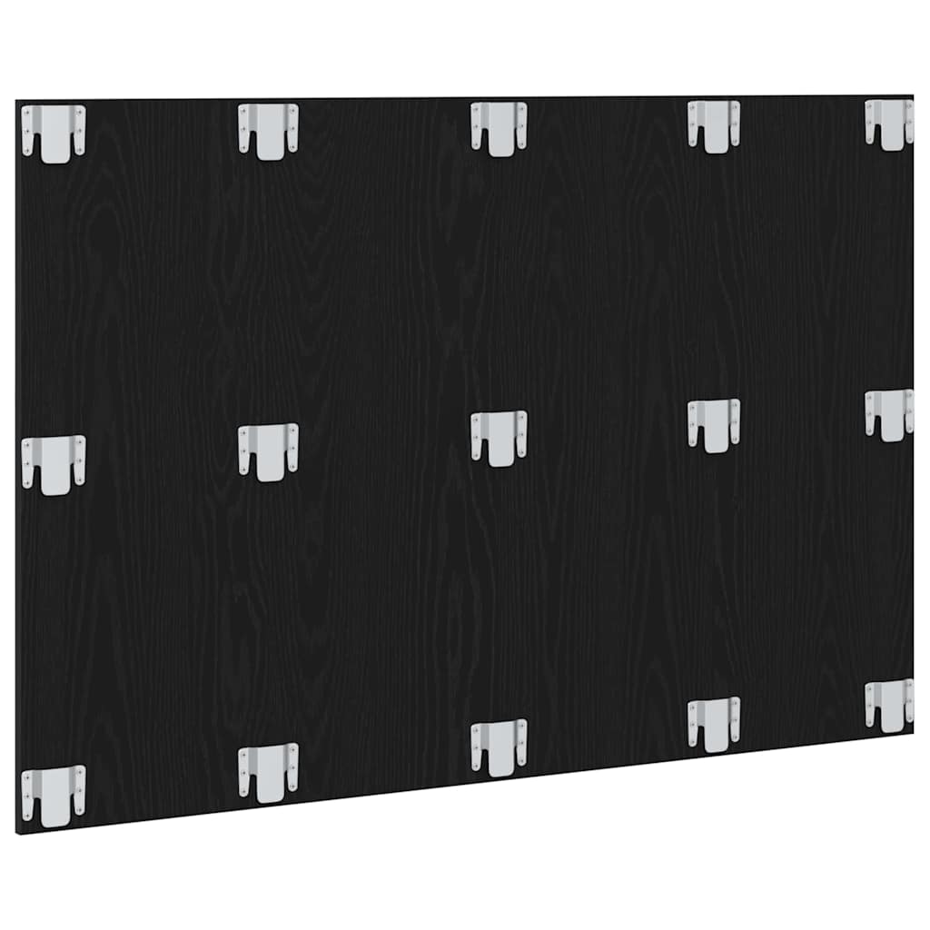 Tête de lit Chêne noir 120 x 1,5 x 80 cm Bois d'ingénierie - XIOS