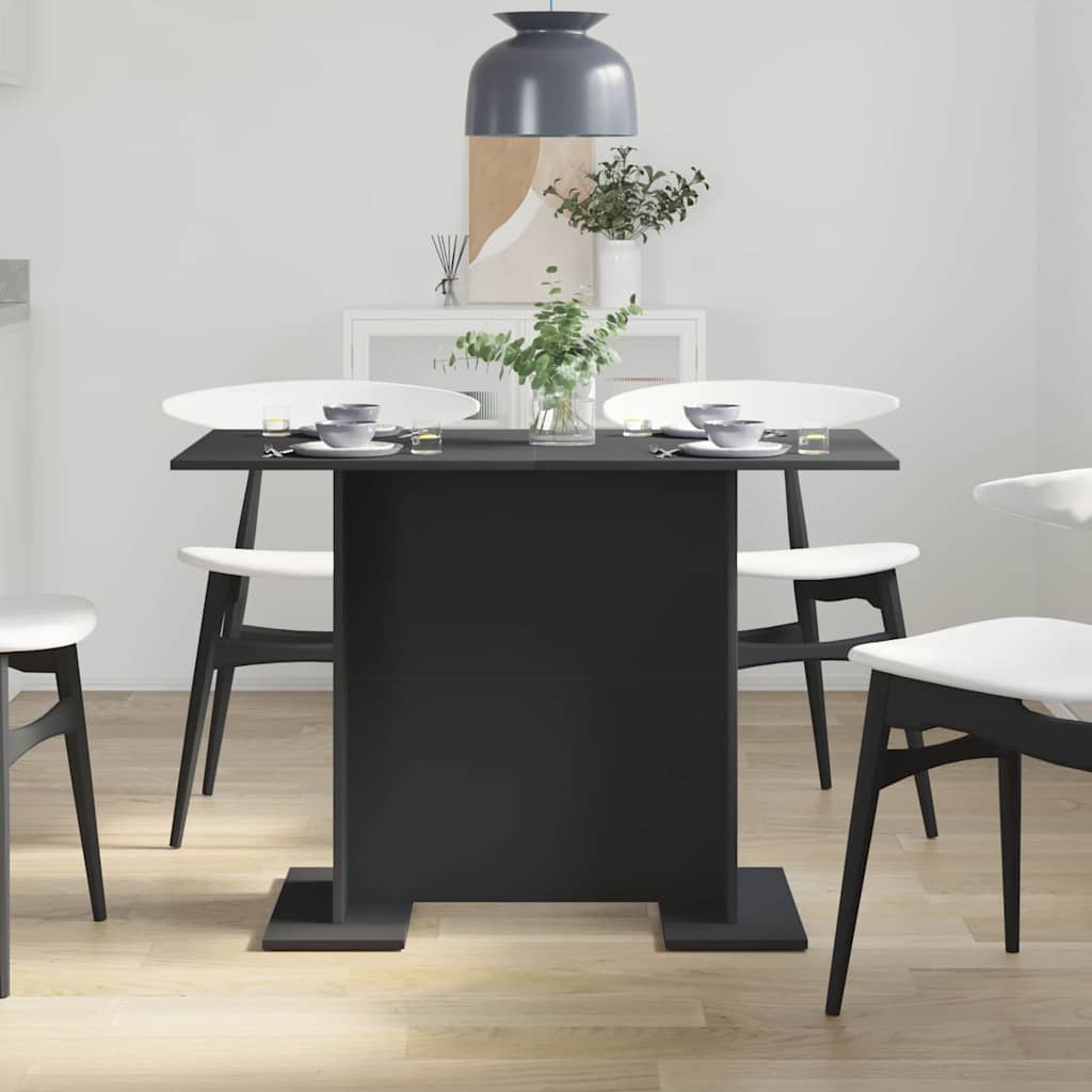 Table de salle à manger / Table de repas Noir 110 x 60 x 75 cm - XIOS
