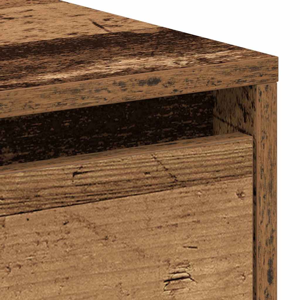 Table de nuit avec tiroir 2 pcs Bois ancien 45 x 34 x 44 cm - XIOS
