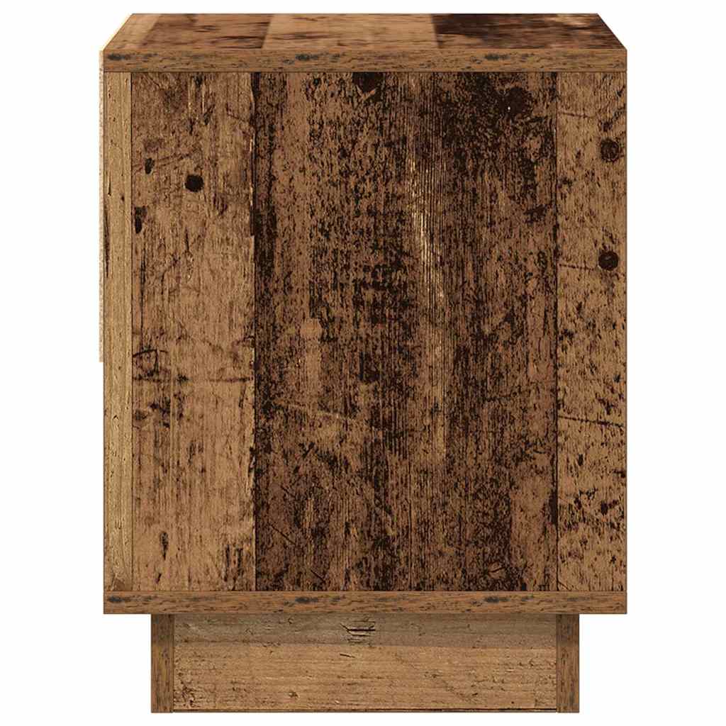 Table de nuit avec tiroir 2 pcs Bois ancien 45 x 34 x 44 cm - XIOS
