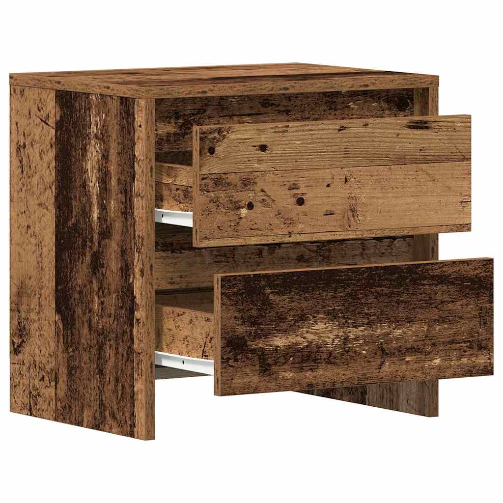 Cabinet de chevet avec tiroir Bois ancien 45 x 34 x 44.5 cm
