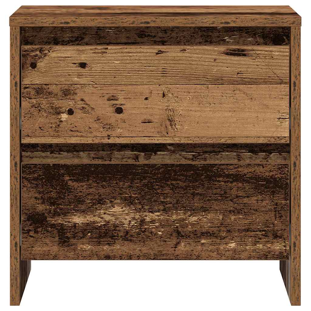 Cabinet de chevet 2 pcs Bois ancien 45 x 34 x 44.5 cm