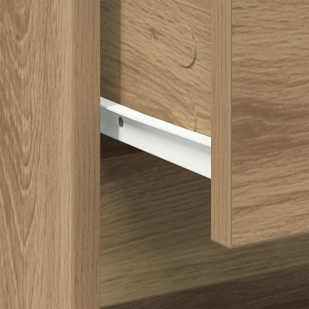 Cabinet de chevet 2 pcs Chêne artisanal 45 x 34 x 44,5 cm - XIOS