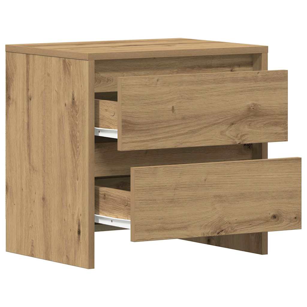 Cabinet de chevet 2 pcs Chêne artisanal 45 x 34 x 44,5 cm - XIOS