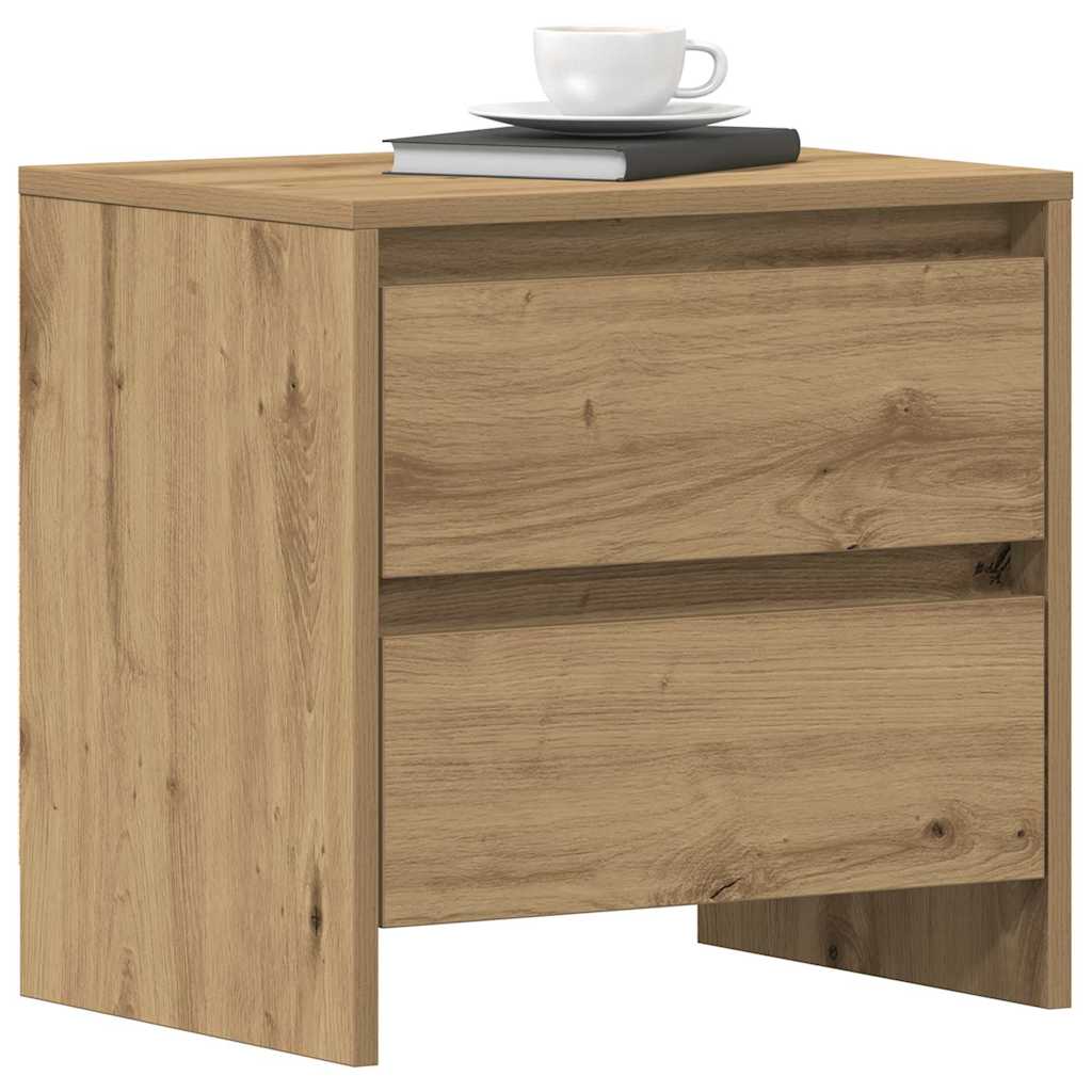 Cabinet de chevet 2 pcs Chêne artisanal 45 x 34 x 44,5 cm - XIOS