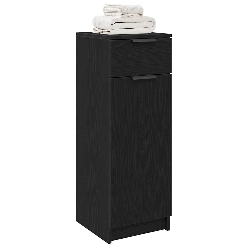 Cabinet de salle de bain avec tiroir Chêne noir 32 x 34 x 90 cm - XIOS