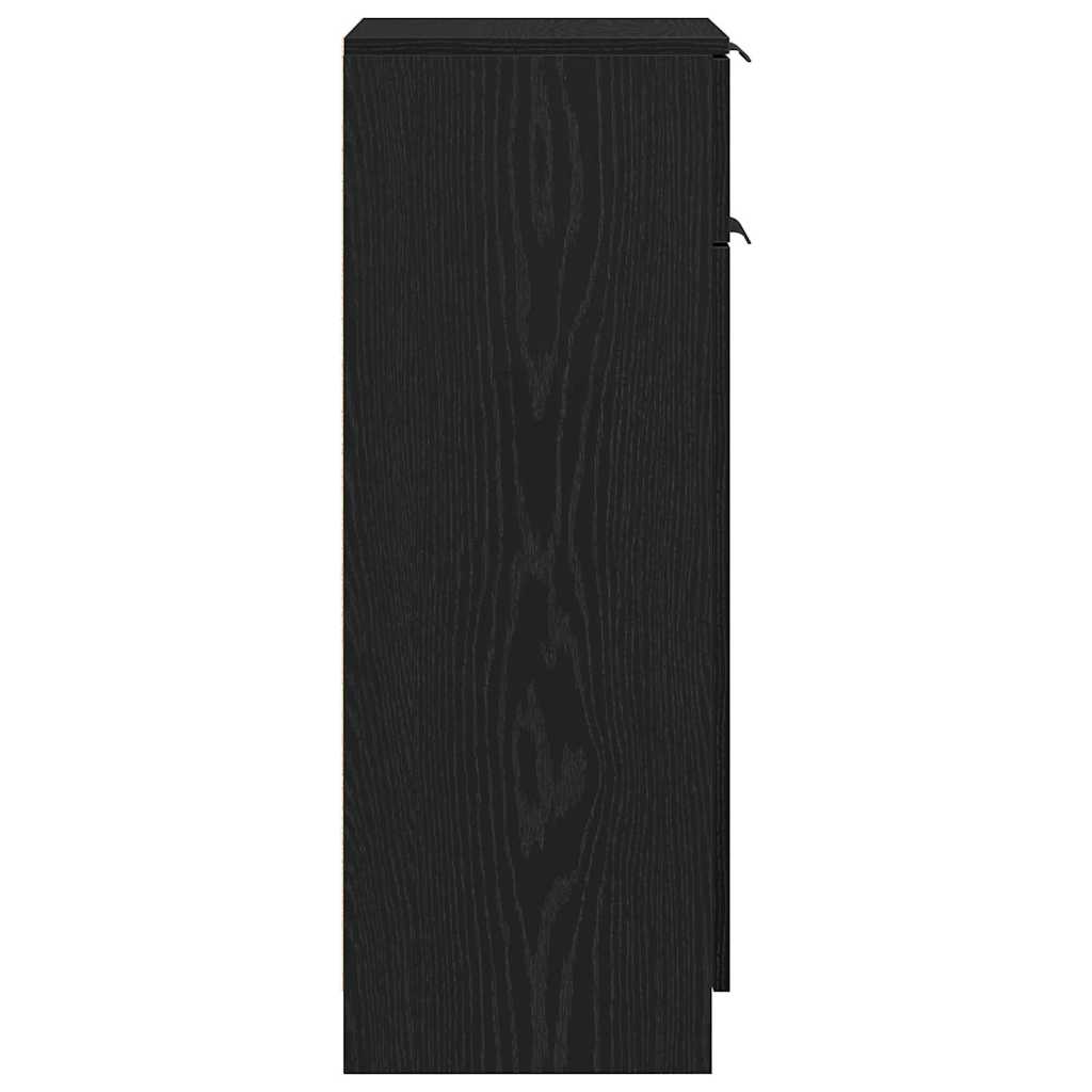 Cabinet de salle de bain avec tiroir Chêne noir 32 x 34 x 90 cm - XIOS