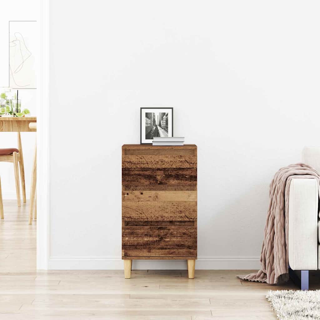 Cabinet de chevet Bois ancien 40 x 35 x 70 cm Bois d'ingénierie - XIOS