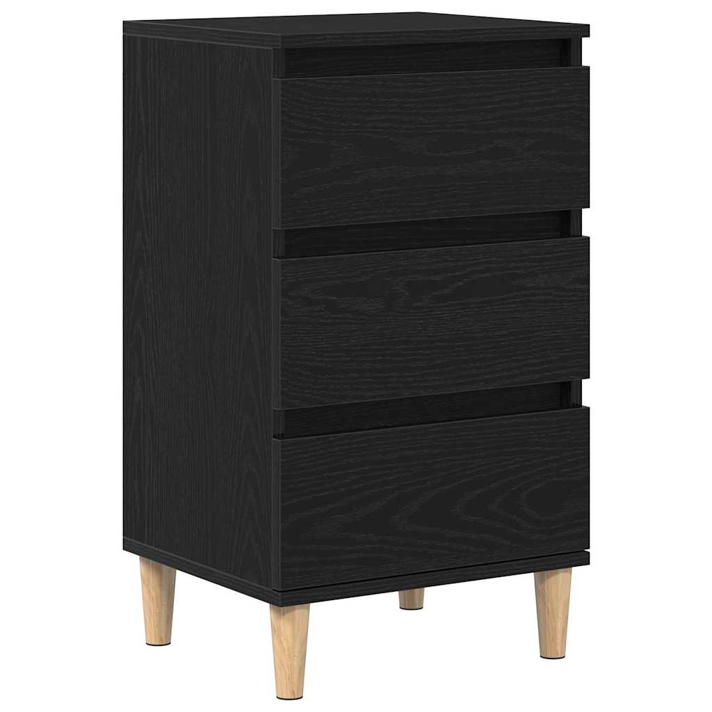 Cabinet de chevet Chêne noir 40 x 35 x 70 cm Bois d'ingénierie - XIOS