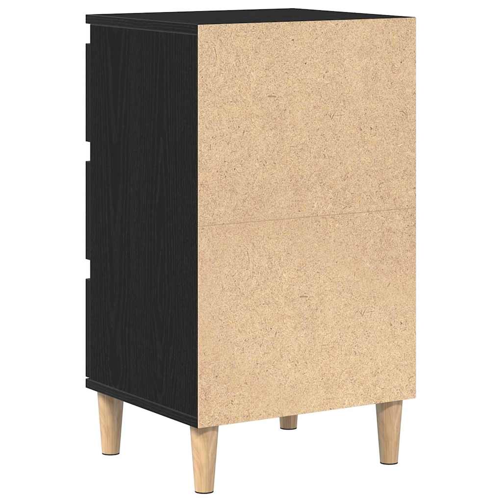 Cabinet de chevet Chêne noir 40 x 35 x 70 cm Bois d'ingénierie - XIOS