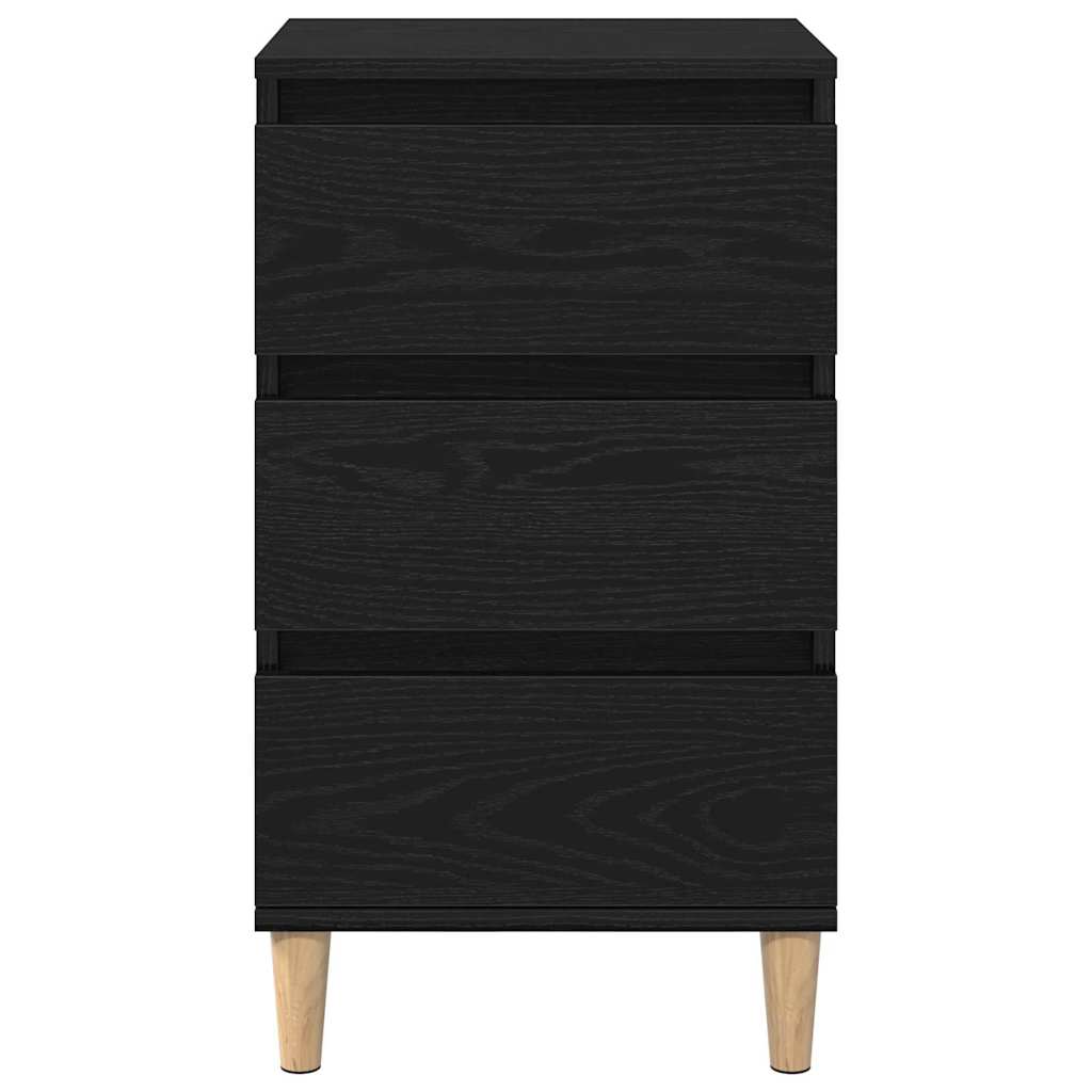Cabinet de chevet Chêne noir 40 x 35 x 70 cm Bois d'ingénierie - XIOS