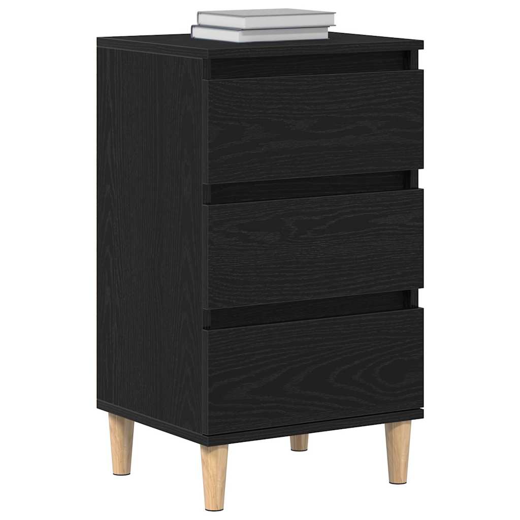 Cabinet de chevet Chêne noir 40 x 35 x 70 cm Bois d'ingénierie - XIOS