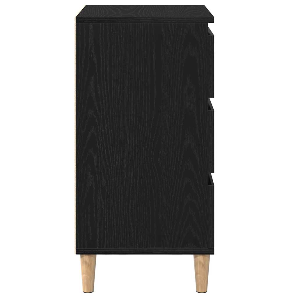 Cabinet de chevet Chêne noir 40 x 35 x 70 cm Bois d'ingénierie - XIOS