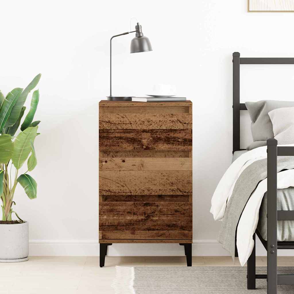 Cabinet de chevet Bois ancien 45 x 35 x 44 cm Bois d'ingénierie - XIOS