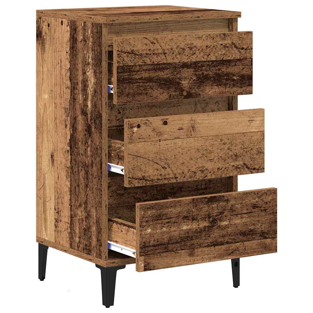 Cabinet de chevet Bois ancien 45 x 35 x 44 cm Bois d'ingénierie - XIOS