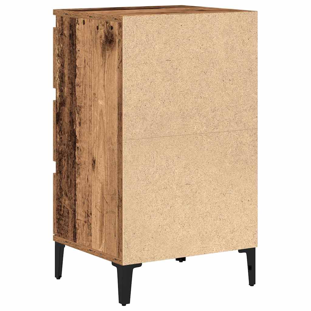 Cabinet de chevet Bois ancien 45 x 35 x 44 cm Bois d'ingénierie - XIOS