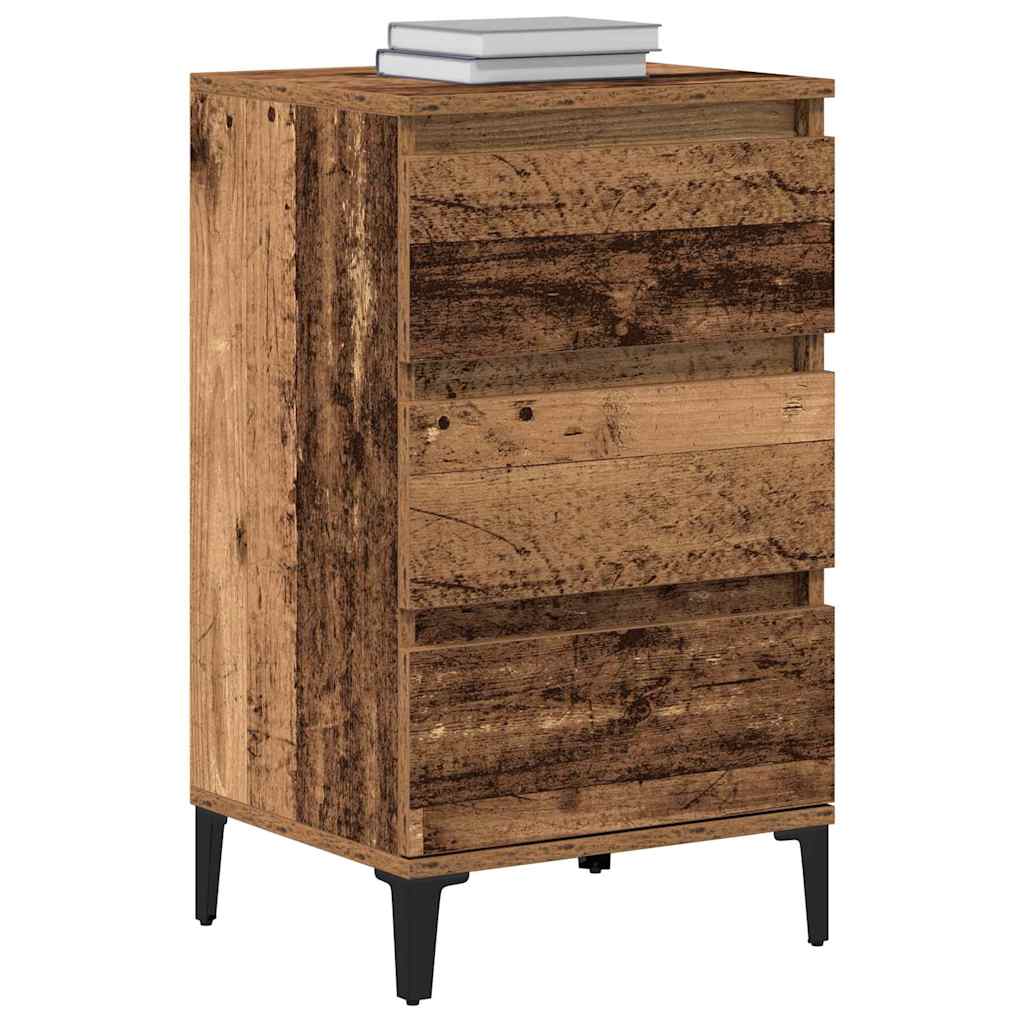 Cabinet de chevet Bois ancien 45 x 35 x 44 cm Bois d'ingénierie - XIOS
