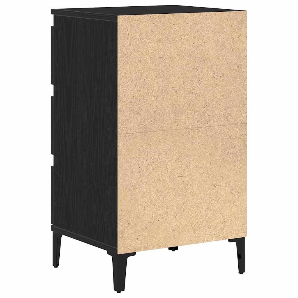 Cabinet de chevet Chêne noir 40 x 35 x 70 cm Bois d'ingénierie