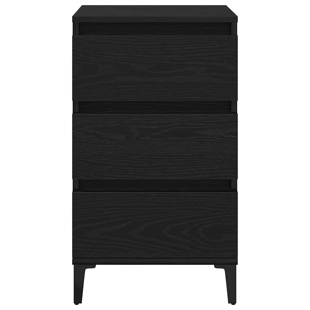 Cabinet de chevet Chêne noir 40 x 35 x 70 cm Bois d'ingénierie