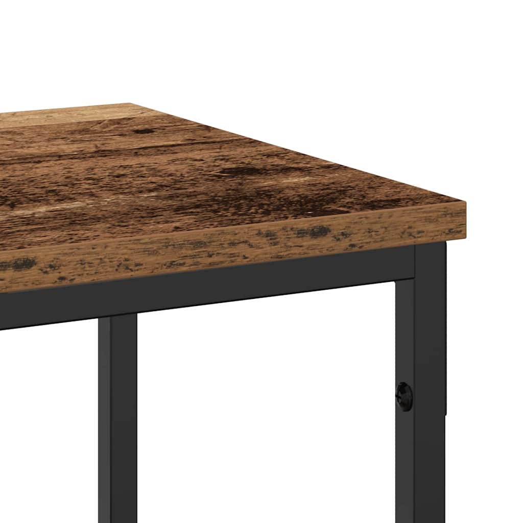 Table console avec étagère Autre Bois Ancien 180 x 30 x 75 cm - XIOS