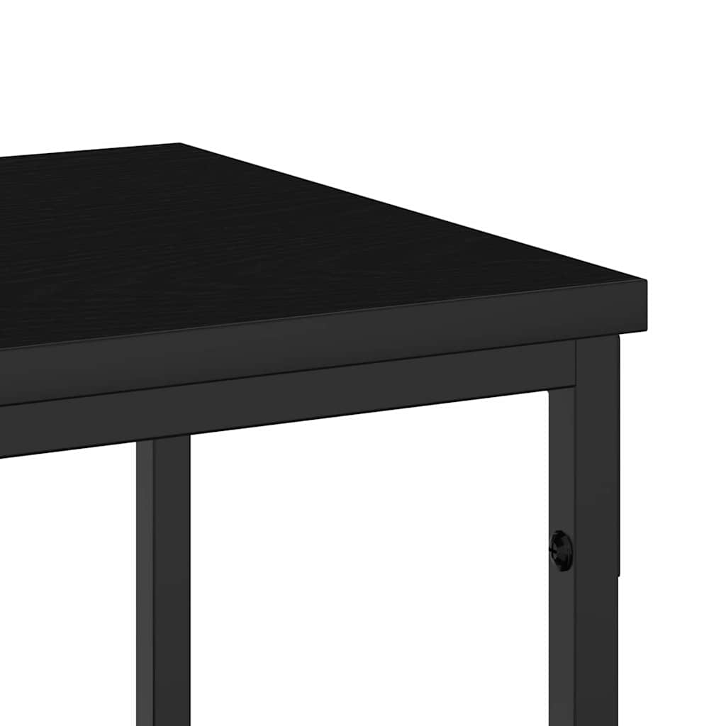 Table console avec étagère Autre Chêne noir 180 x 30 x 75 cm - XIOS