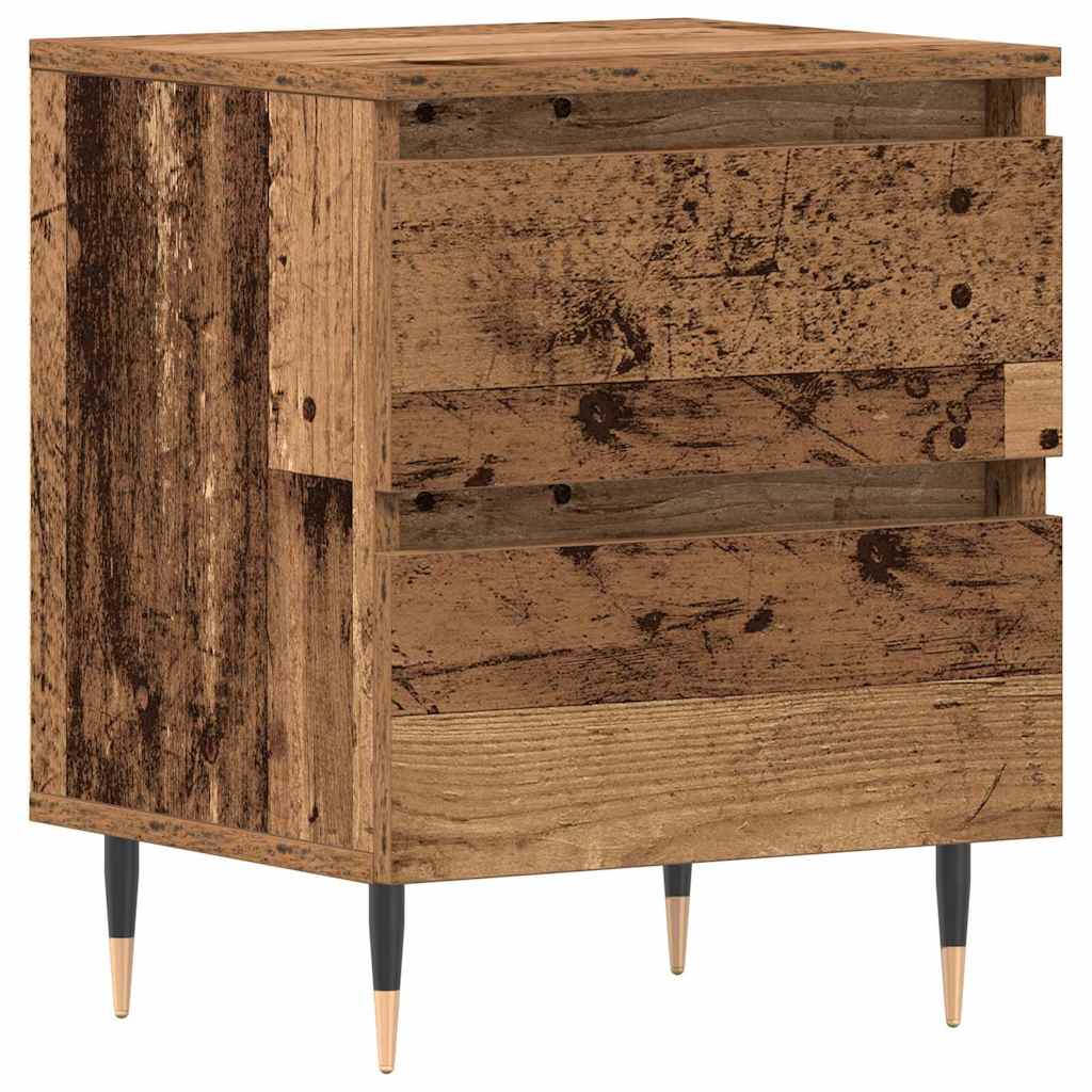 Cabinet de chevet Bois ancien 40 x 35 x 50 cm Bois d'ingénierie - XIOS