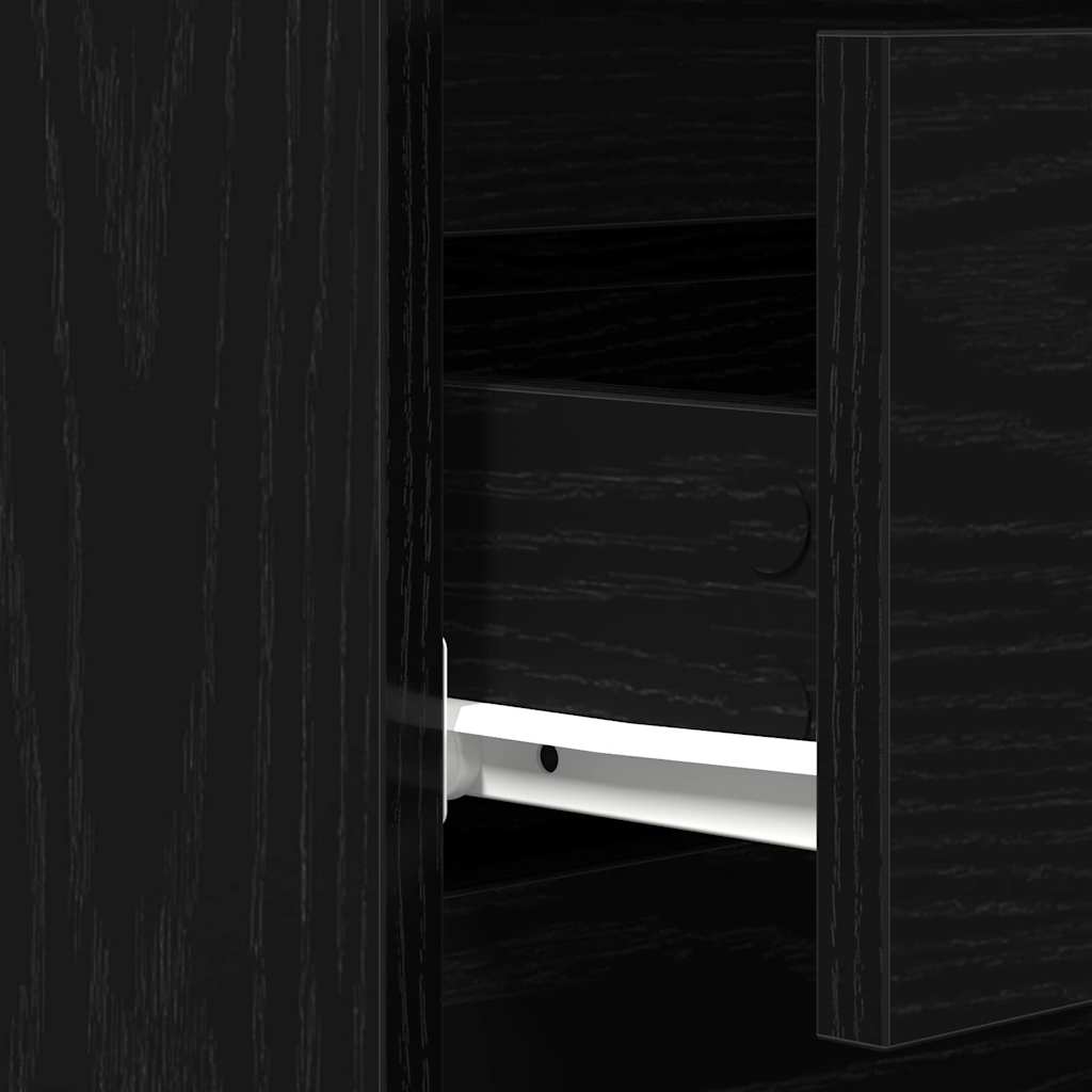 Buffet Chêne noir 60 x 35 x 70 cm Bois d'ingénierie - XIOS