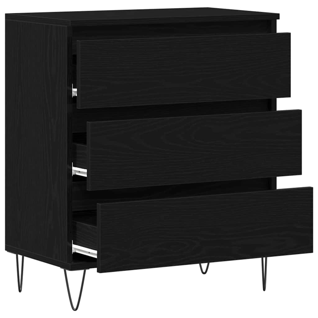 Buffet Chêne noir 60 x 35 x 70 cm Bois d'ingénierie - XIOS