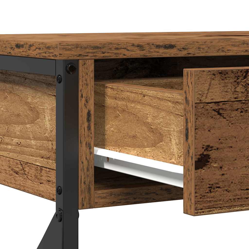 Table Console avec tiroir Bois ancien 100 x 28 x 75 cm - XIOS