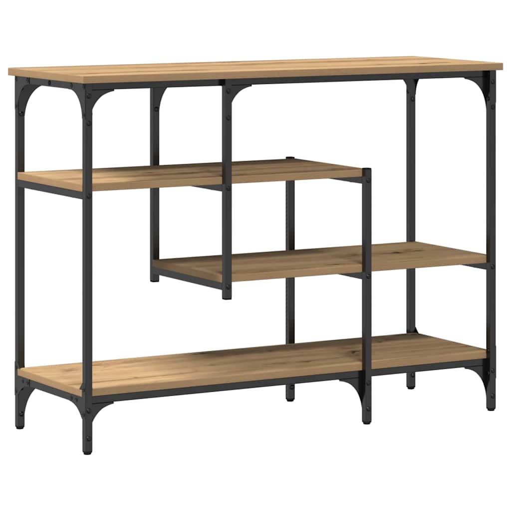 Table Console chêne artisanal 100 x 35 x 75 cm - XIOS
