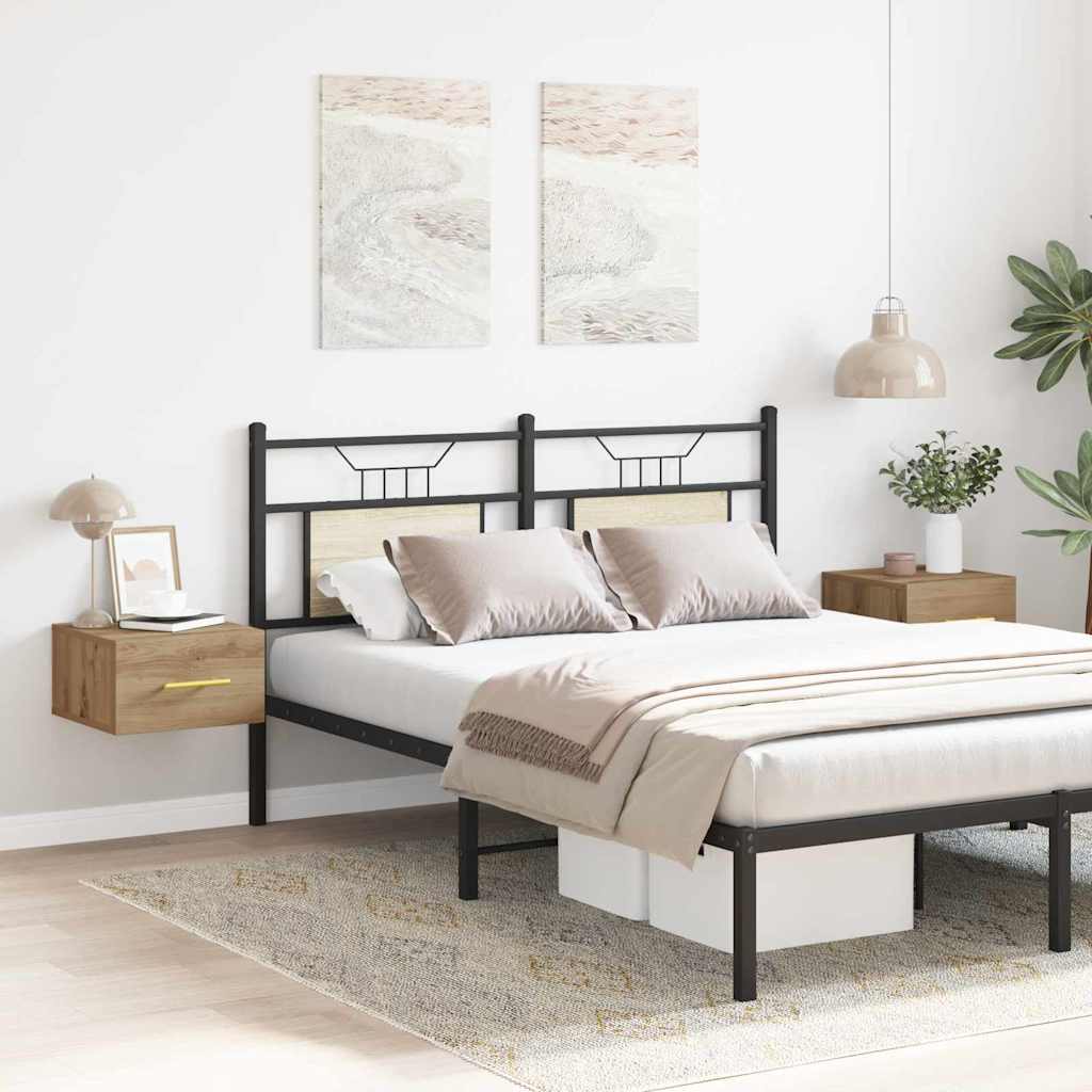 Cabinet de chevet 2 pcs chêne artisanal 35 x 35 x 20 cm - XIOS