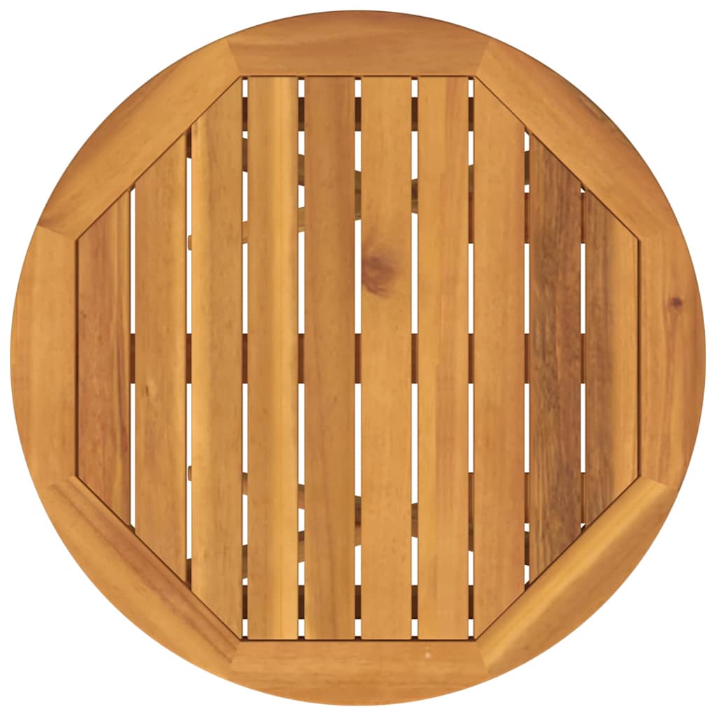 Ensemble bistro de jardin 3 pcs Marron Bois d'Acacia Massif - XIOS