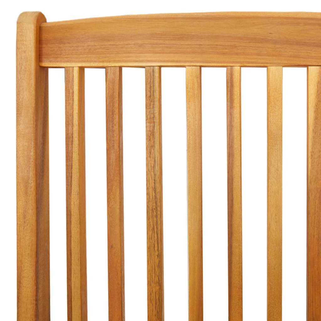 Ensemble bistro de jardin 3 pcs Marron Bois d'Acacia Massif - XIOS